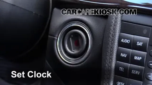 2007 Mercedes-Benz CLS63 AMG 6.3L V8 Reloj Fijar hora de reloj